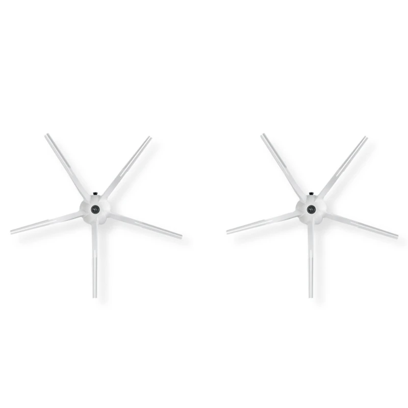 فرشاة مطاطية جانبية ناعمة من السيليكون لروبوروك ، قطع غيار المكنسة الكهربائية ، فرشاة تنظيف ، S5 ، S6 ، T6 ، E2 ، E35 ، 2