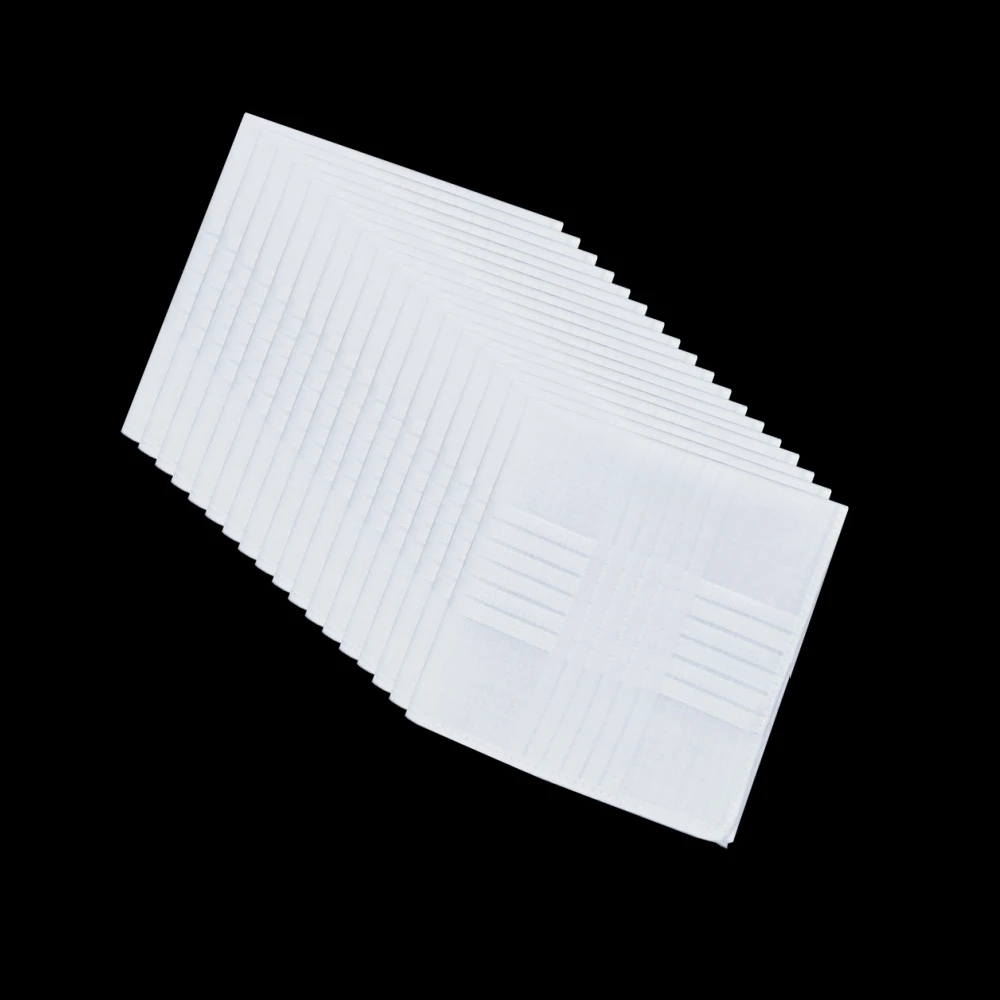 Fazzoletto in puro cotone da 40 cm con sensazione sottile. Fazzoletto da ristorante per tovaglioli da lavoro 18 pezzi