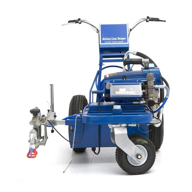 Battery Powered Walk-Behind Road Marking Paint Machine, Line Stripping, Airless Spray Painter, Pump Engine, Low Maintenance