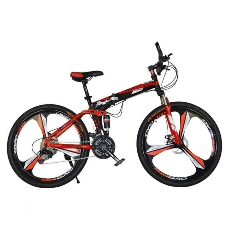 

Factory Hot Selling 21 Speed Bicicleta 26 Inch Folding Bicycle Mountain Bike One Wheel Standard Double Disc Bicycle Adult Bikes