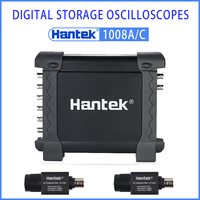 Hantek 1008C Digital Oscilloscope 8 Channel Programmable Signal Generator with Auto Ignition Probe USB Oscilloscope + HT201