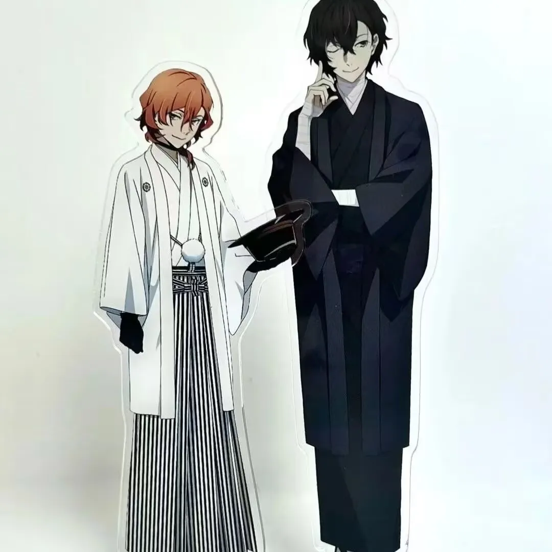 "문고 떼인 개" 표지는 아크릴 탁상 장식품으로 장식된 자체 제작 "나카요시 나카하라, 다자이 오사무"입니다.