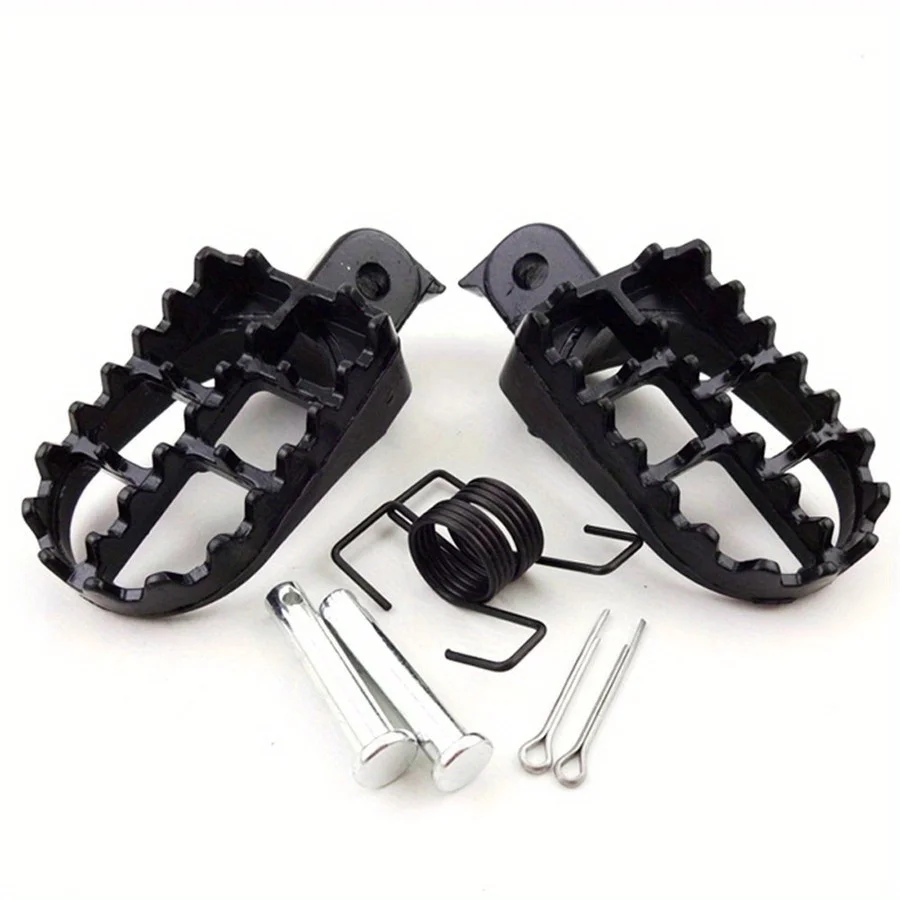 1 Pair Motorcycle Dirt Bike Footrest Aluminium Footpegs Pedals For XR50R For PW50 For CRF50 70 For TW200 For KLX110 For CRF50