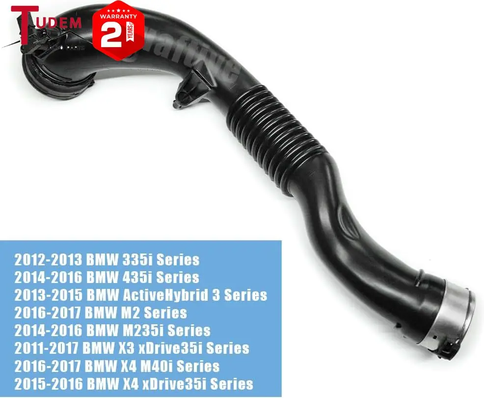 Air Intake Hose For BMW 335i 435i M235i X3 X4 M40i Airway Intake Pipe 13717604033 13-71-7-604-033