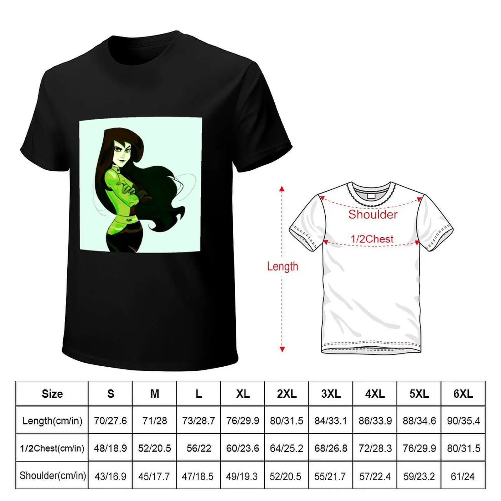 shego T-Shirt sports fans custom t shirt oversized graphic tee vintage t shirts plain t shirts men