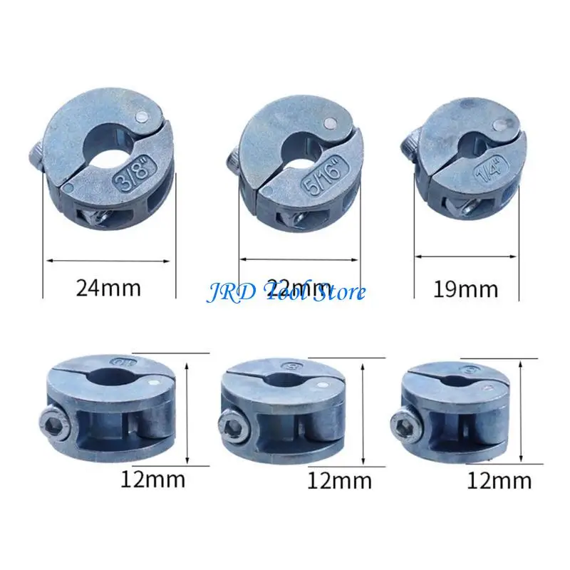A2UD Zinc Alloy Woodworking Tool Bor Locator Kedalaman Stop Collars Ring Positioner