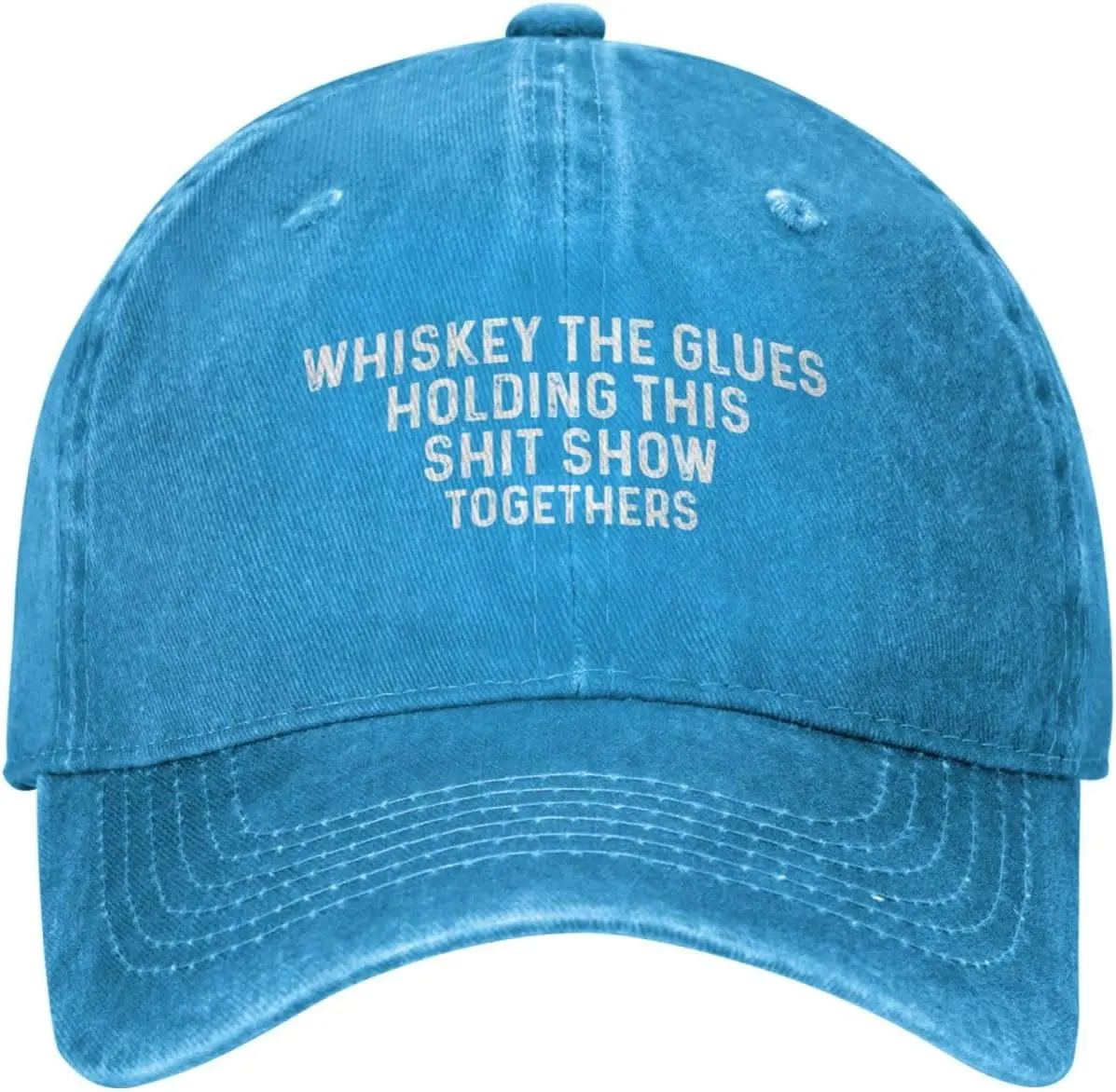 Whiskey The Glues Holding This Shit Show Togethers Hat Men Baseball Caps Graphic Caps