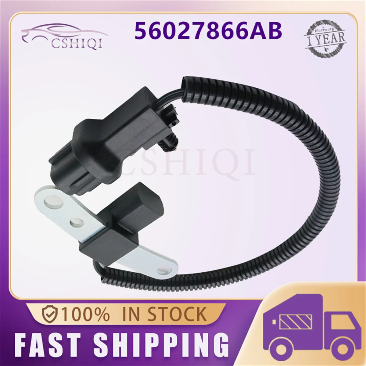 

56027866AB Crankshaft Position Sensor 56027866AC 56027866AE 56027866AD For Jeep Grand Cherokee 4.0L-L6 1996 - 2001