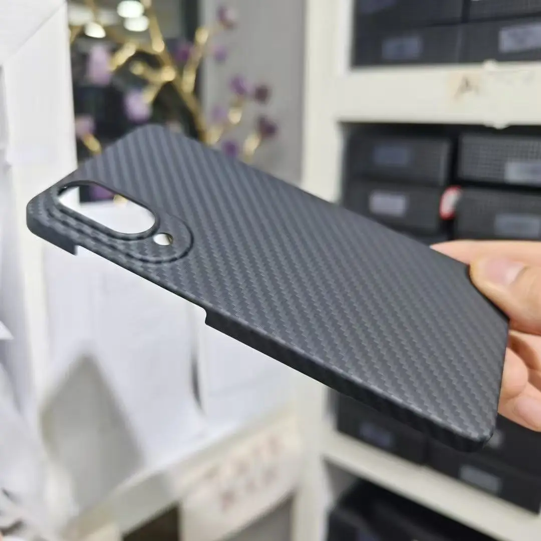Magnetyczne etui na telefon z włókna aramidowego do Samsung Galaxy S25 Edge Etui z prawdziwego włókna węglowego do etui Magsafe Galaxy S25 Edge Luxury — zdjęcie produktu 4
