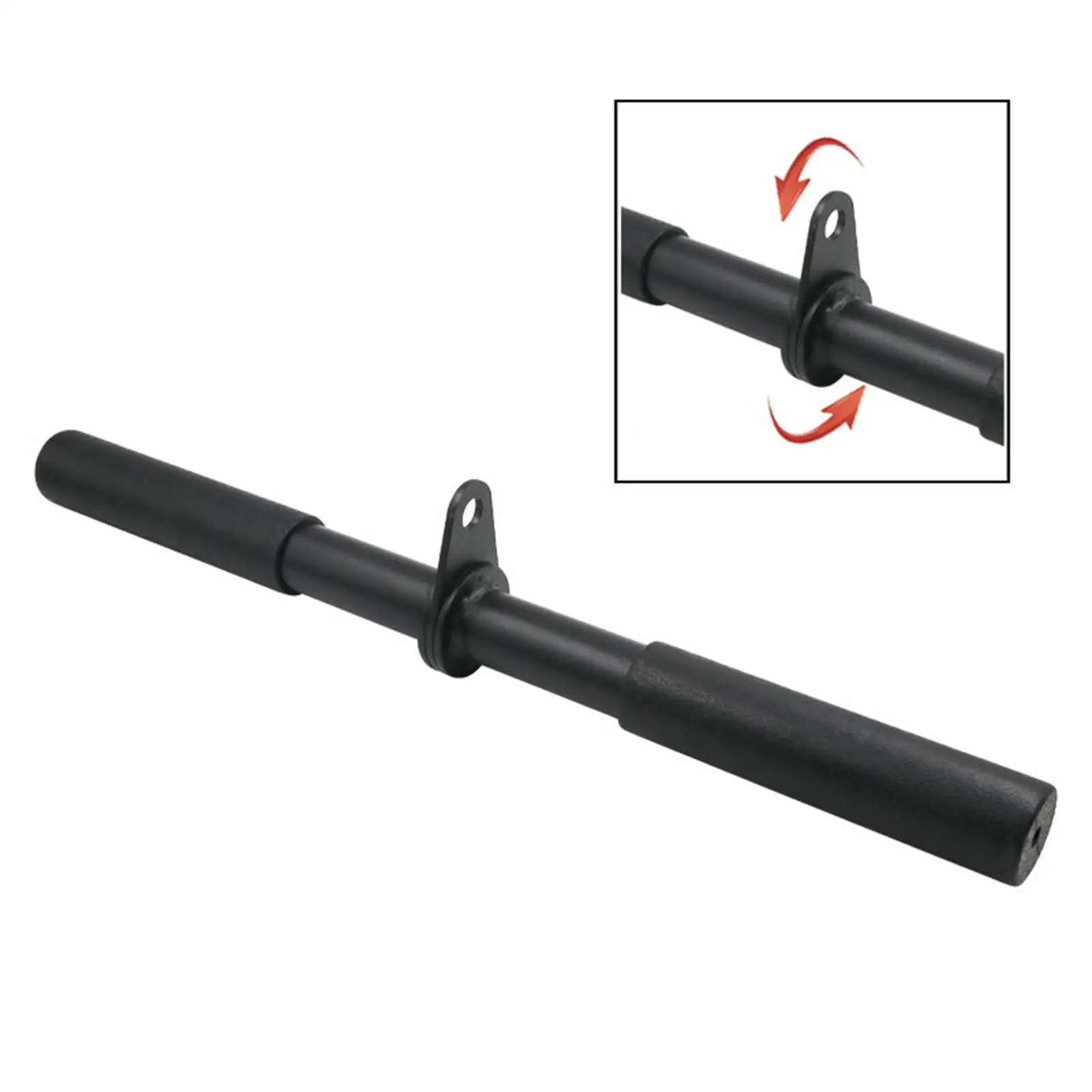 LAT Bar Cable Machine Attachment, Curl Pulldown Bar with Full Rotation
