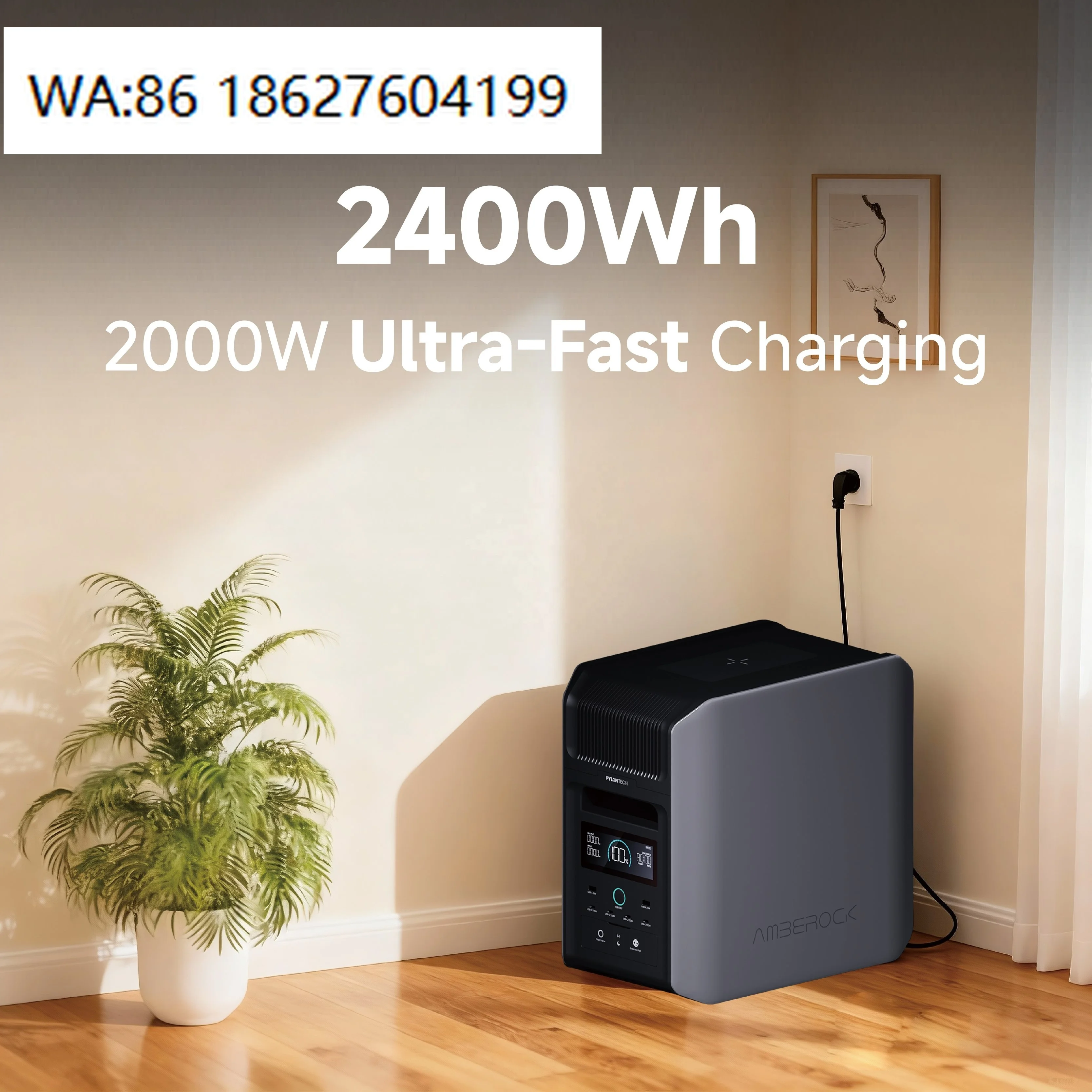 Custom Capacity LiFePO4 Portable Power Station Multifunctional Outdoor Camping Household Emergency Energy Supply