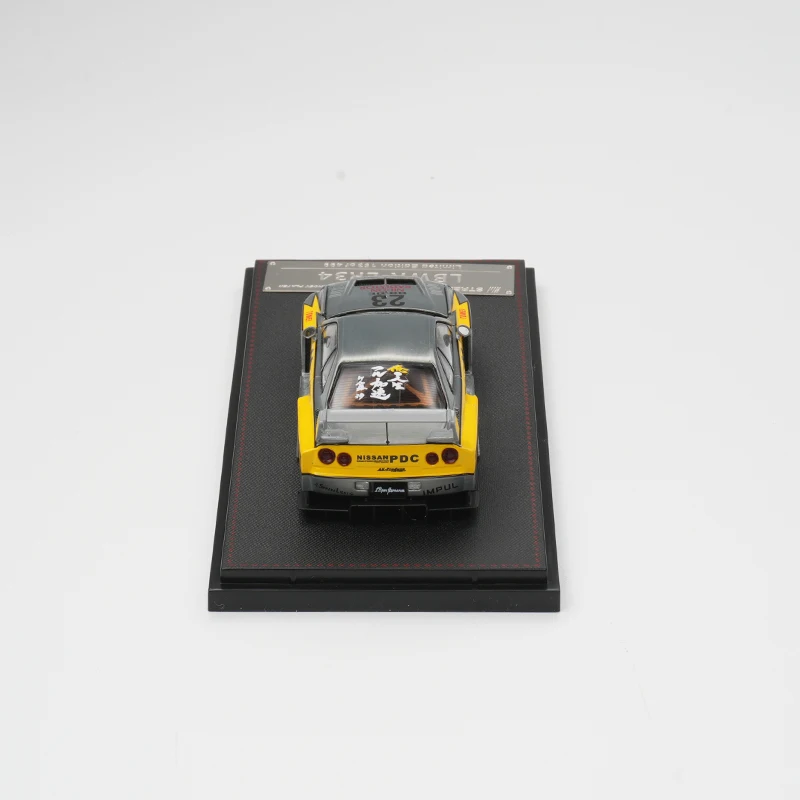 SW Chase Edição Especial 1:64 LBWK GTR ER34 Capuz Aberto Diecast Modelo de Carro Coleção Brinquedos Rua