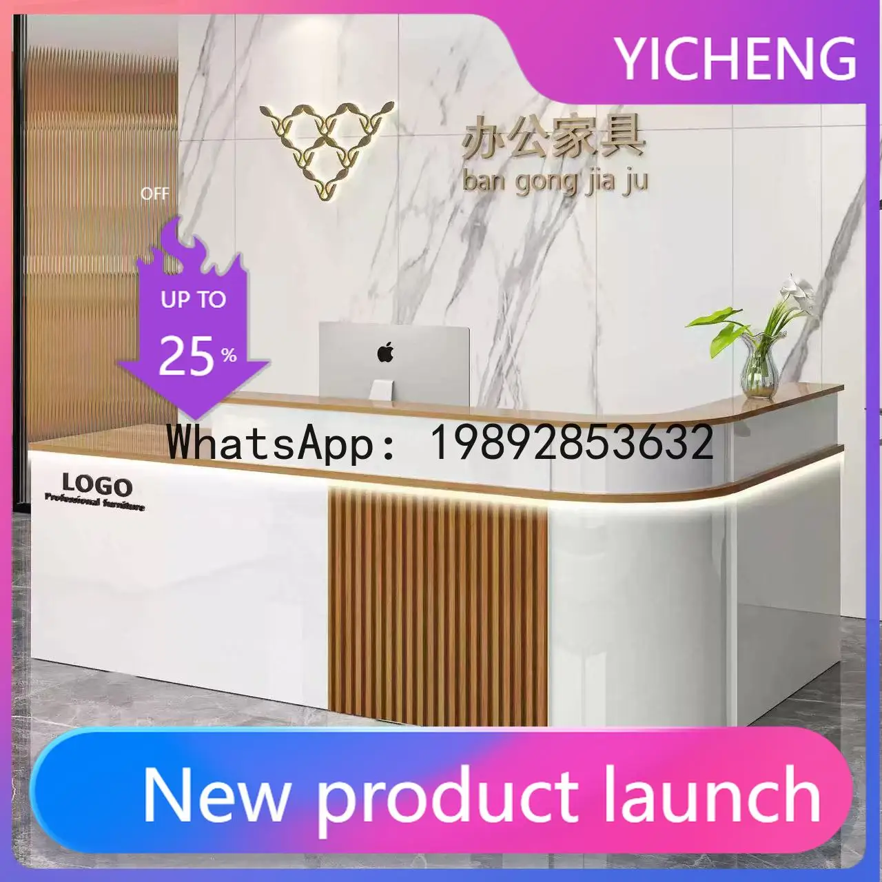 

Hys checkout counter store small arc corner convenience store shop table