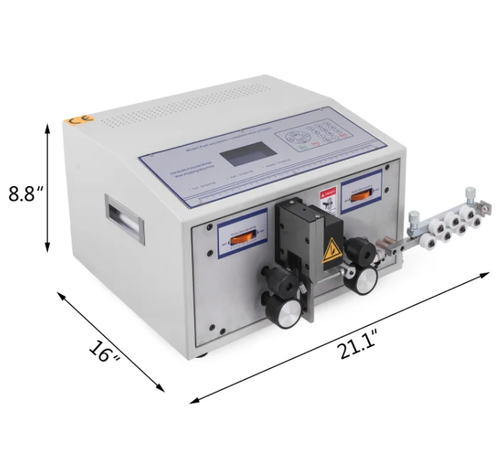 

HX-119 Automatic Cable Peeling and Strip Machine Flat Cable Jacket Core Cut PVC Pipe Cutting Equipment for Cable Manufacturing
