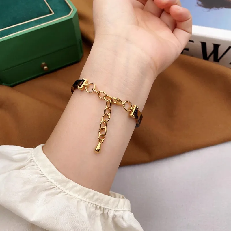 Amber Bracelet Women\'s Watch Luxury Delicate Bracelet Small Quartz Watch Brazalete Acero Inoxidable Mujer Relógio Feminino