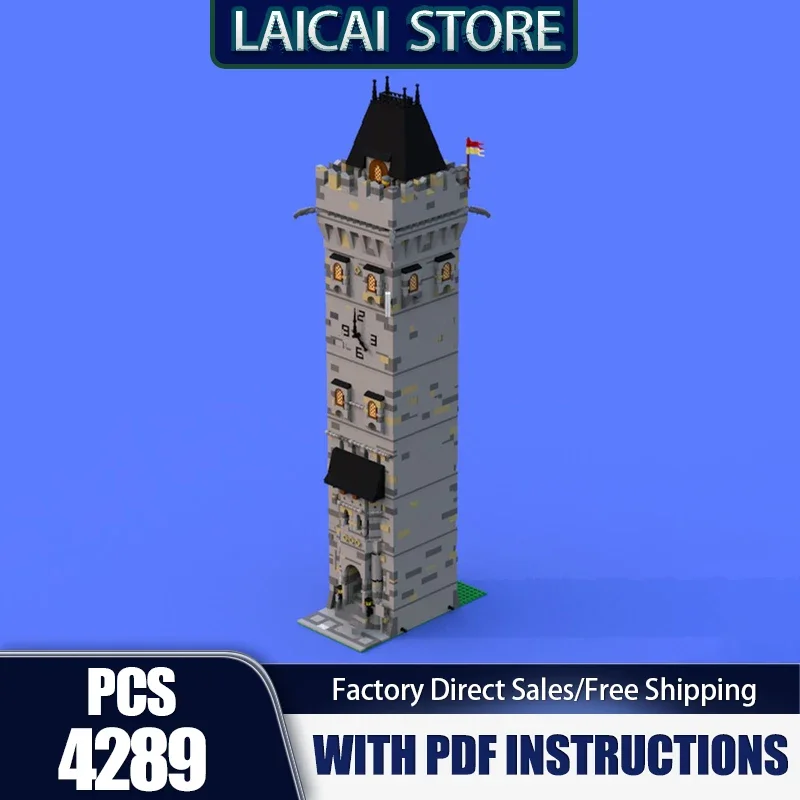 Medieval Castle Model Moc Building Bricks Medieval Tower Technology Modular Blocks Gifts Christmas Toys DIY Sets Assembly