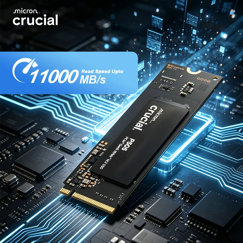Crucial 2TB P505 SSD PCIe 5.0 NVMe M.2 2280 QLC Internal Solid State Drive Compatible with Laptop Desktop for PC Gamer(OEM Pack)