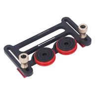 Double Wheel Bearing Roller with Sliding Blocks for Table Saw Feeding Guide - for woodworking Tool Accessory