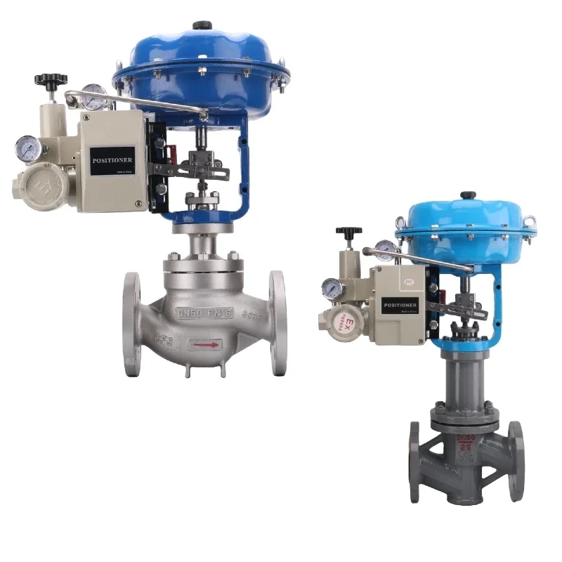 Steam Thermal Oil Film Adjustment Proportional Control Valve Pneumatic Single Seat Flow Control Valve