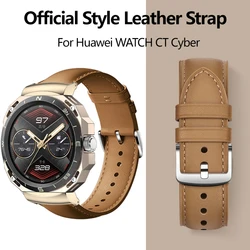 NEW Leather Strap for HUAWEI WATCH GT Cyber Watchband Smart Watch Sport Replacement Wrist Band Accessories