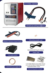 811H Battery Spot Welder 42 KW 7000A Capacitor Energy Storage Pulse Welding Machine Iron Lithium Power Battery Large Single A