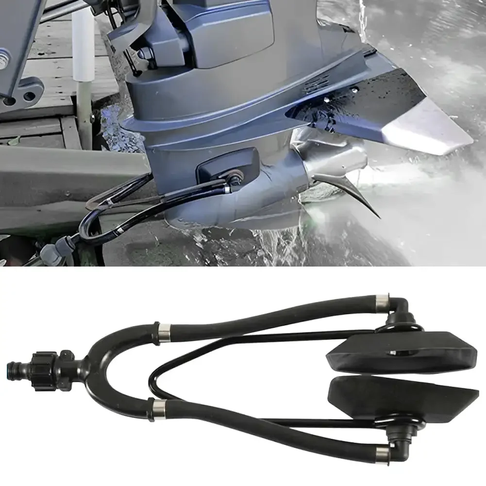 Universal Outboard Motor Water Flusher for Boats Flush Away Sand Salt Motor Flusher for Marine Boats Large Rectangular Ear Muffs