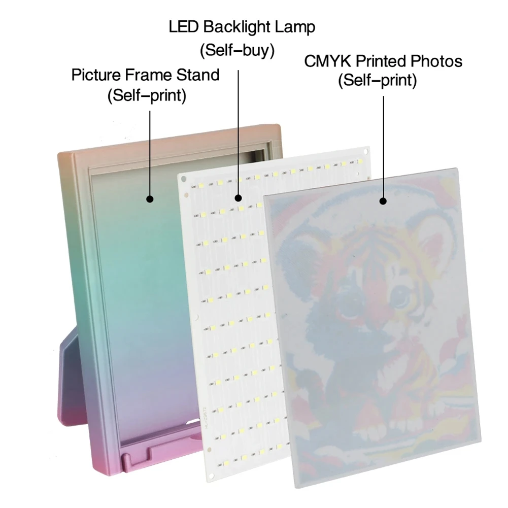 A40I For Lithophane Led Panel LED Backlight Board Print Lithophane Photo LED Board Bundle EU PLUG