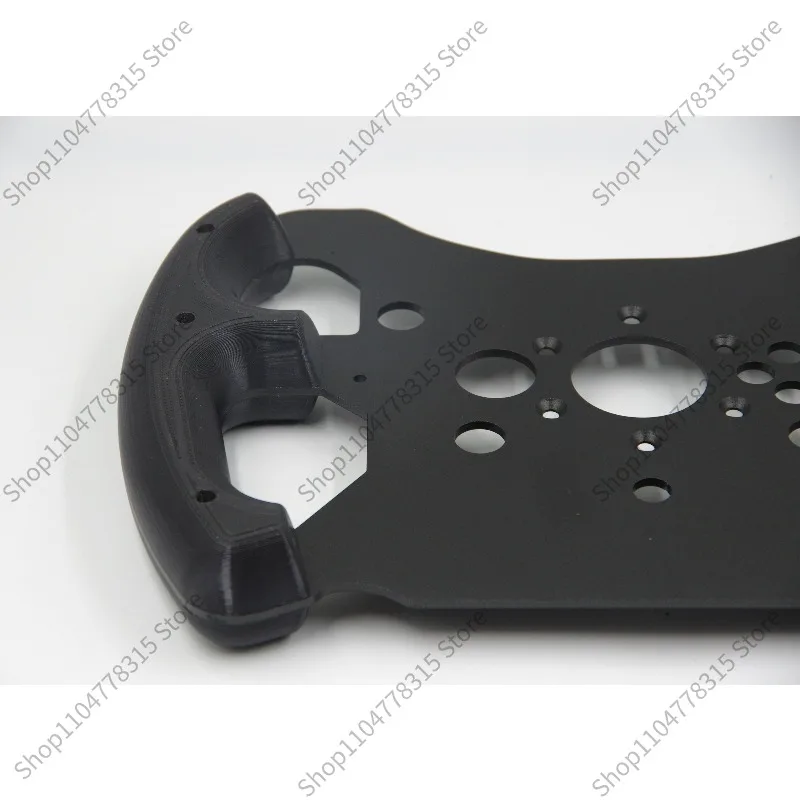 For GT3 Style Modified Sim Racing Steering Wheel, Aluminum Alloy Ultra Light Non-destructive Simple Installation For T300