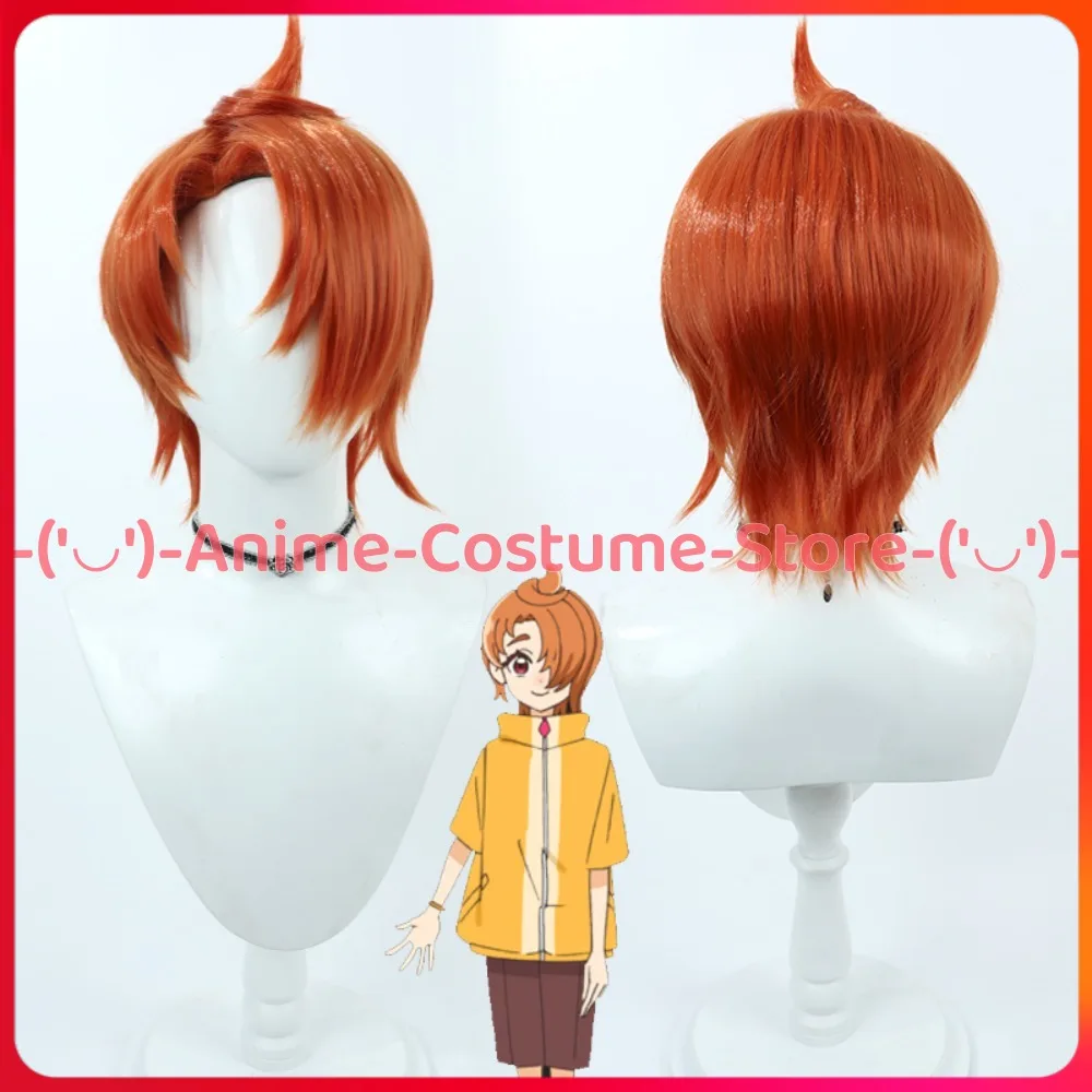 Pretty Cure Wing Feather Angel Yukaze Tsubasa Peluca de cosplay Personaje de anime Pelucas de disfraz de fiesta de Carnaval de Halloween Pelo sintético