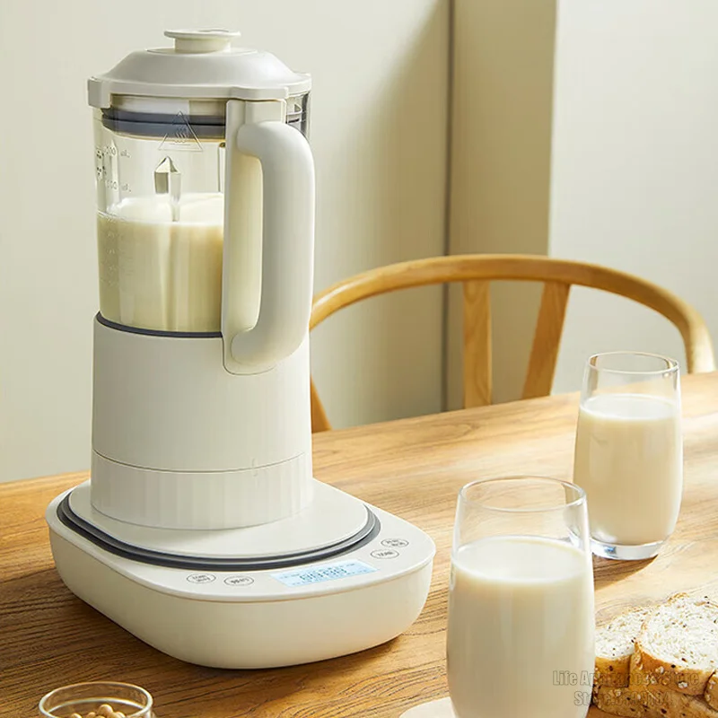 BRUNO 1.2L Intelligent Blender Filter Free Soymilk Maker 36000rpm Baby Food Mixer Low Noise Soybean Milk Machine 12H Pre-Timing