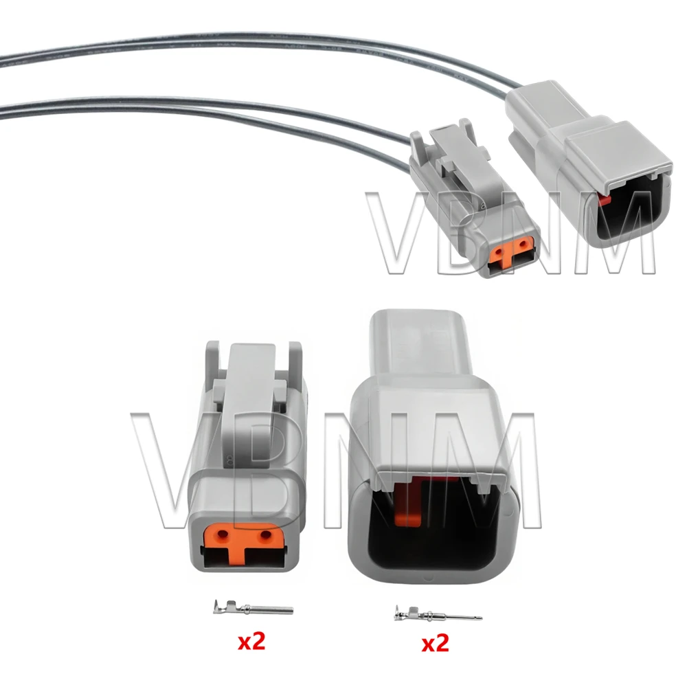 2 Pin DTM DTM06-2S ATM06-2S DTM04-2P ATM04-2P Waterproof Electrical Connector Inlet Air Temperature Sensor Plug