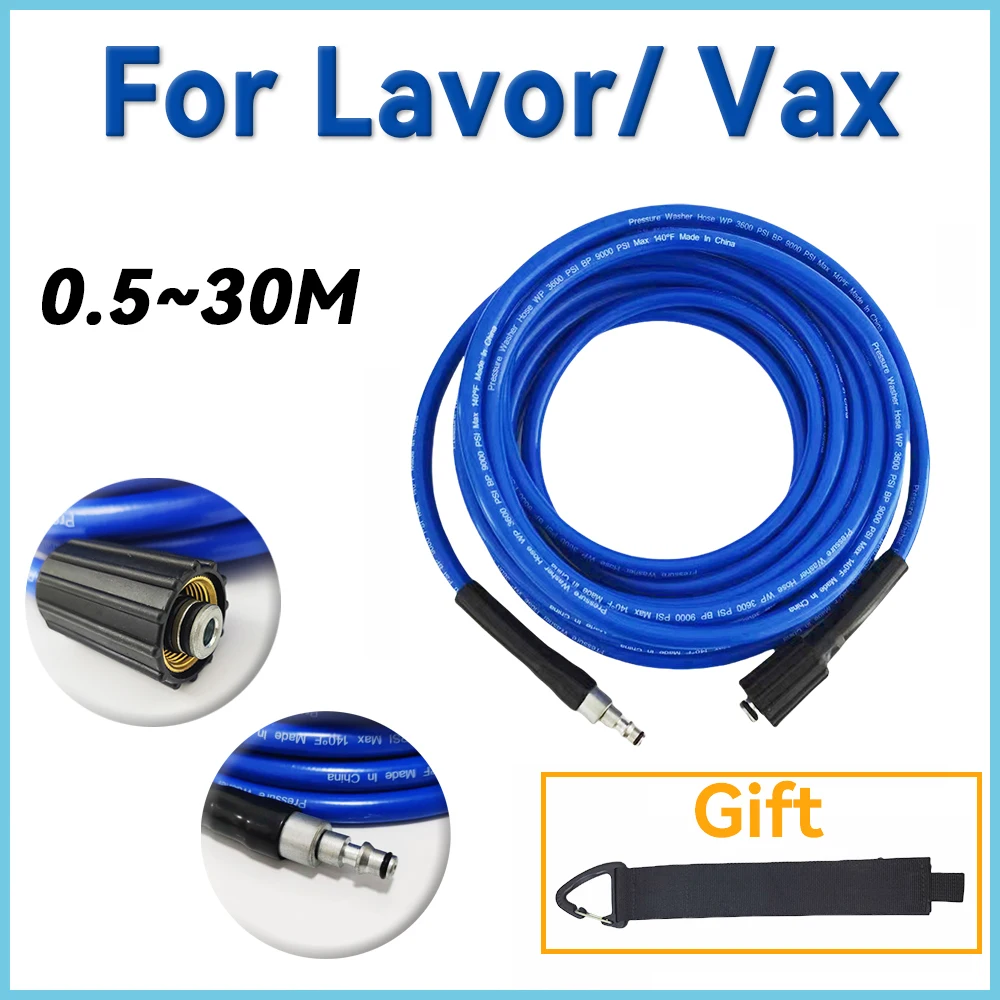 

0.5~30M Ultra Flexible Hose,Super Flexible Kink Resistant Power Washer Hose,Pressure Washer Hose,Car wash Pipe, for Lavor/ Vax