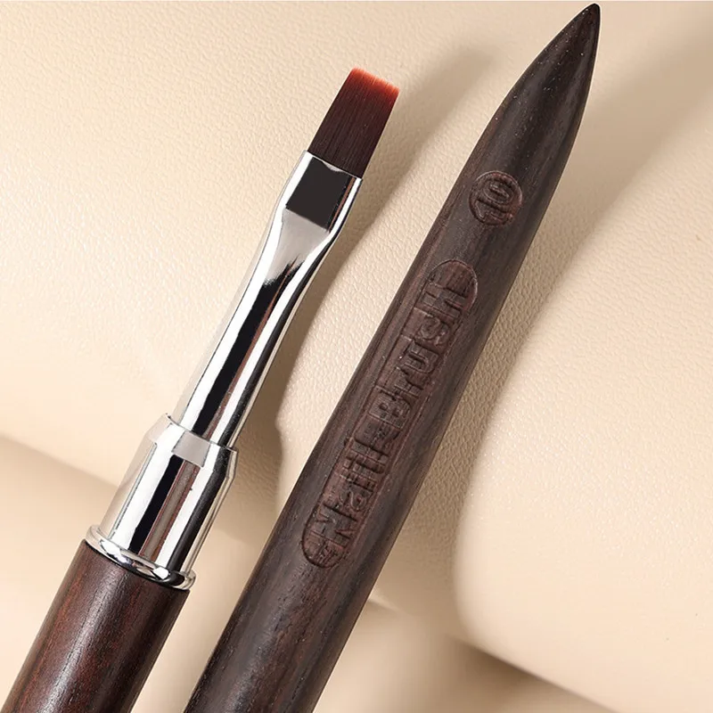 1/12 قطعة مسمار فُرش رسم مجموعة مسمار اينر فرشاة مسمار اللوحة القلم أكريليك الأشعة فوق البنفسجية هلام فرش كريستال مانيكير أداة فرشاة الأظافر #2