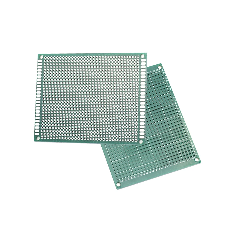 2 Stück Universelle Einseitige Leiterplatte 7*9cm 2,54mm Rastermaß Unvollendetes DIY Elektronisches Bauteil – Detail 3
