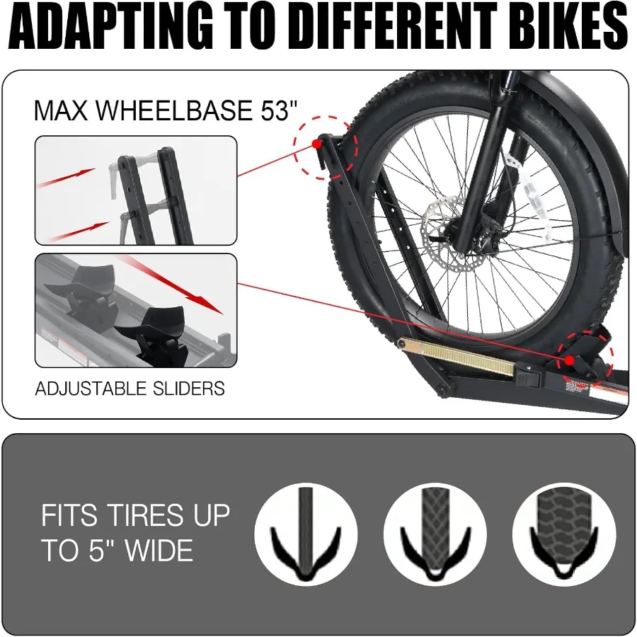 مجموعة توسيع حامل MagRack X1 MAX AddOn Ebike لرافعة 2 بوصة توسيع رف Ebike الفردي إلى سعة الدراجة المزدوجة المتوافقة مع M