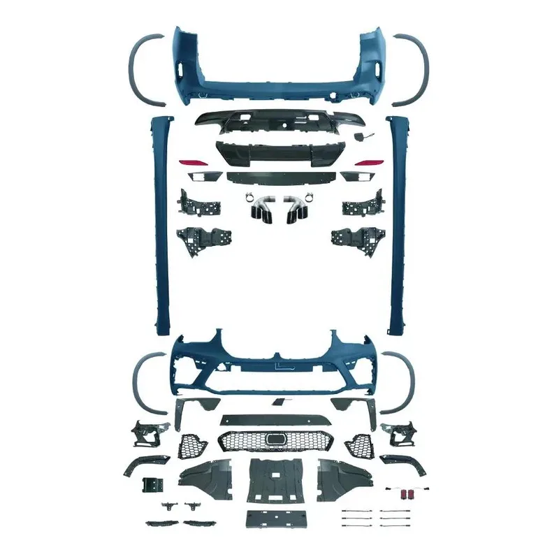 

2019-2022 for X5 G05 X5M Style Auto Body Kit Front Rear Bumper & Side Skirt Car Exterior Bodykit Condition New