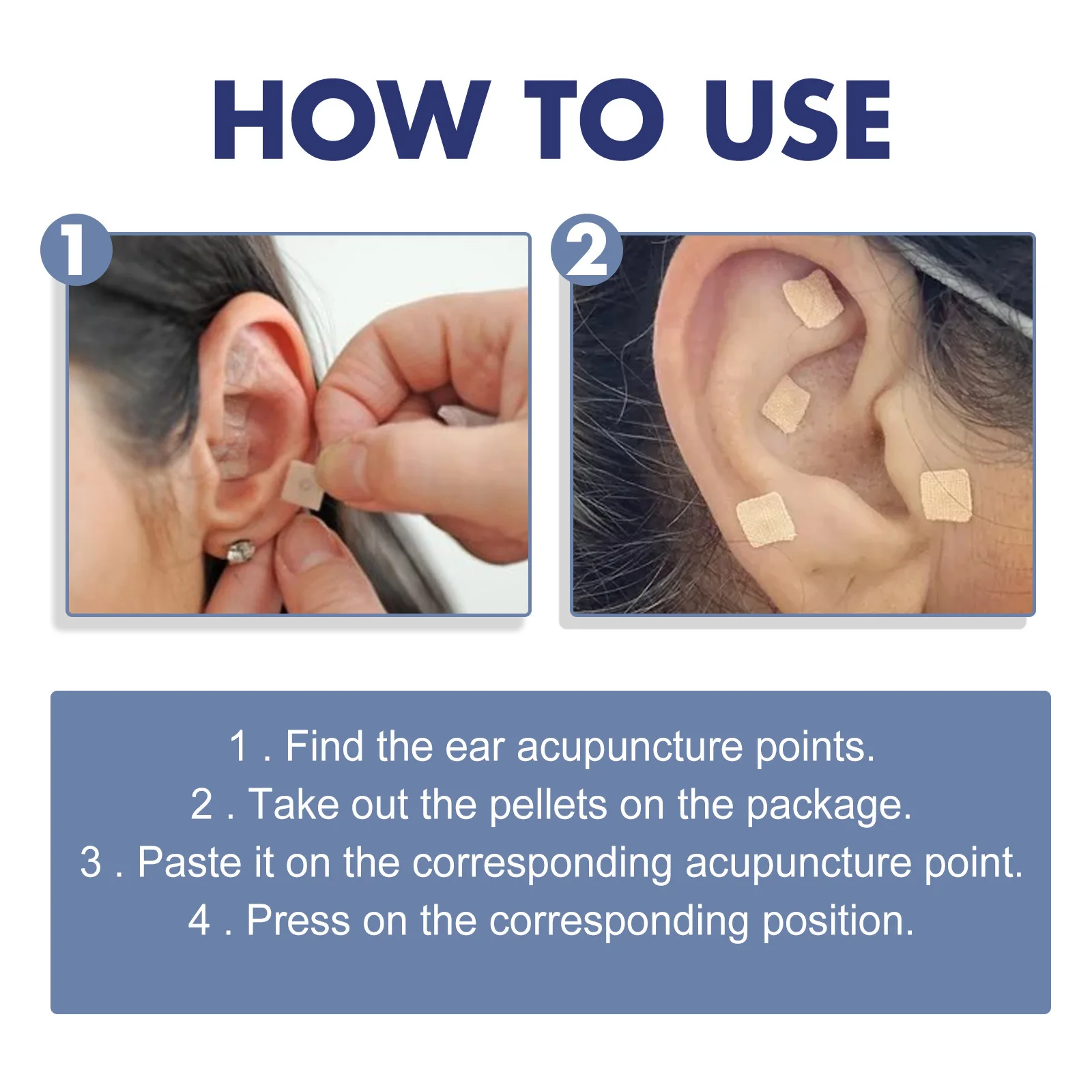 Ear Seeds Acupunctures Kit 120pcs Magnetic Beads Therapys Auricular Ear Auriculotherapy Acupunctures Therapys Ear Vaccaria Seeds