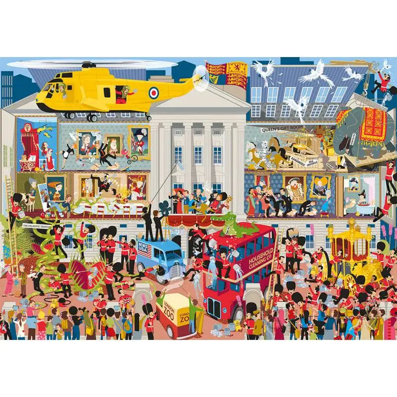 

1000 Pieces Jigsaw Puzzles Assembling picture Buckingham Palace puzzles toys for adults children games educational games Toys