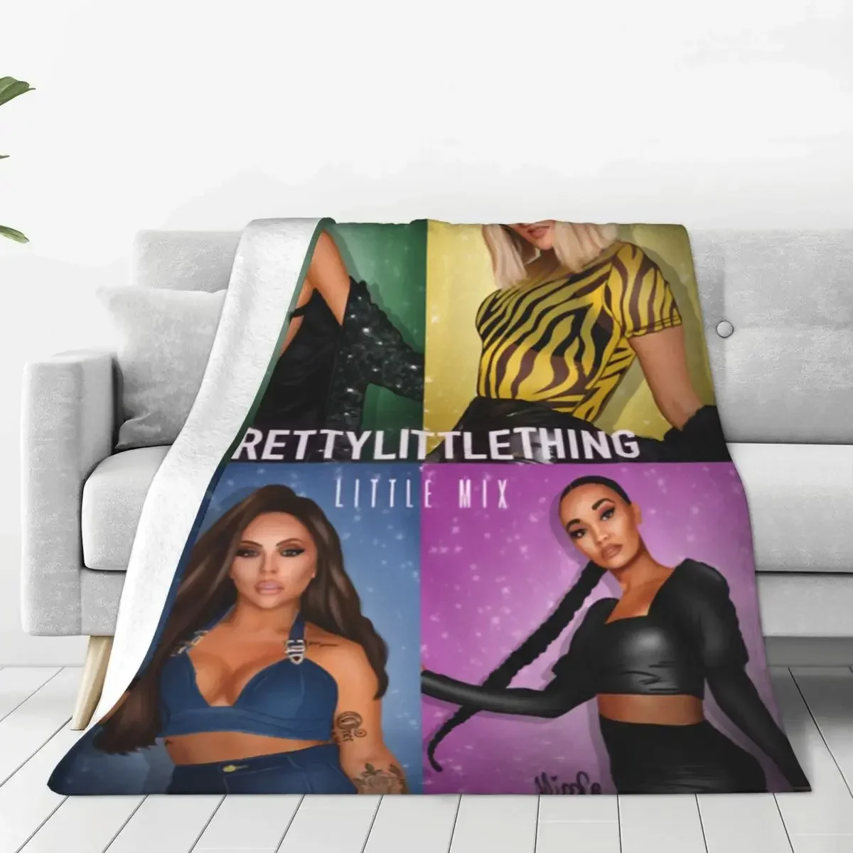 

Little Mix Baby Blanket Girl Music Group Camping Flannel Babes Carpet Quality Super Warm Soft Outdoor Design Bedspread Gift Idea
