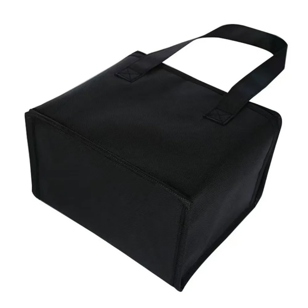 Large Capacity Picnic Thermal Bag Portable Handle Folding Design Insulated Cooler Bag Thermal Insulation Drink Carrier Bag