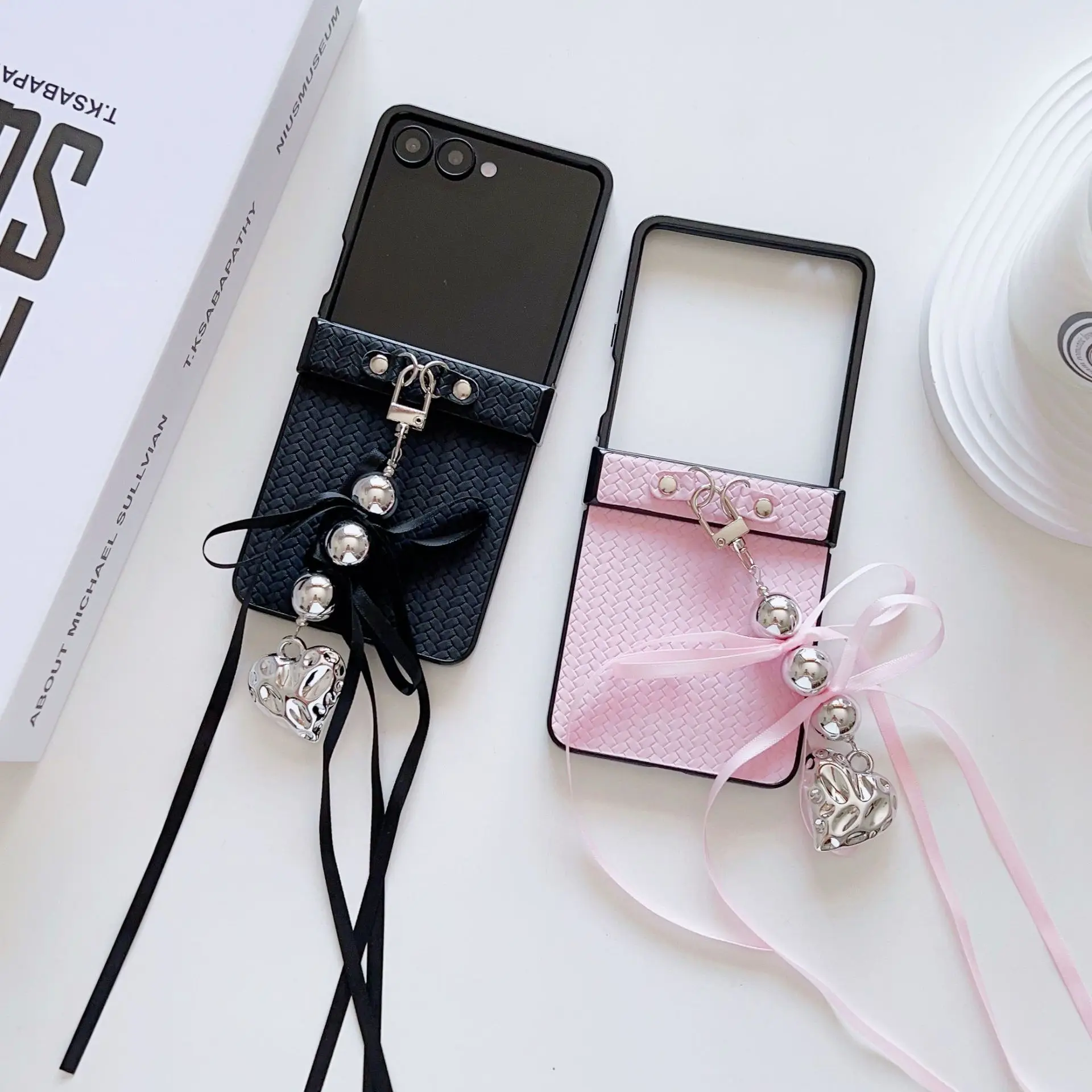 

810A54 Чехол для телефона Samsung Galaxy Z Flip 7 6 5 4, защитная задняя крышка для ZFlip5 ZFlip6 ZFlip7, чехол