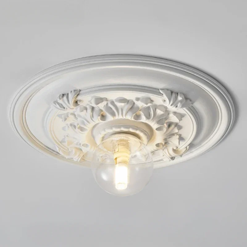 

Retro LED Ceiling Lights Glass Ball Lampshade Decorative Lighting for Living Room Bedroom Corridor Elegant Home Decor