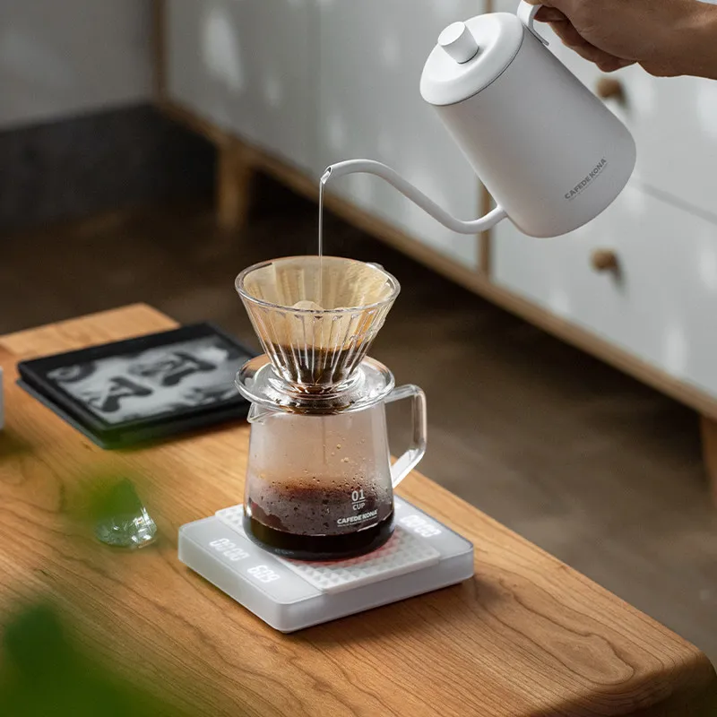 

Drip coffee filter cup, V60 glass filter cup, cake filter cup, household coffee utensil set