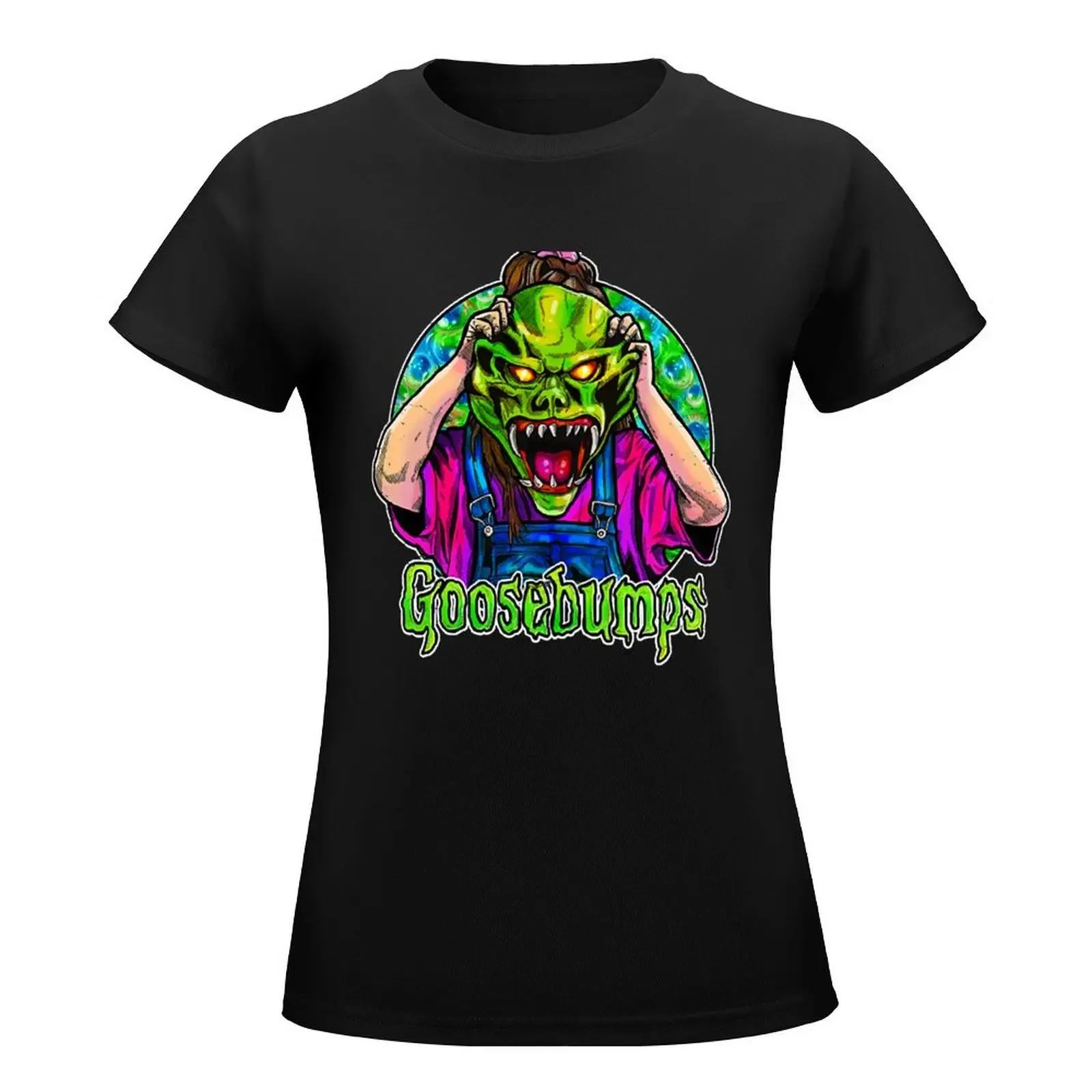 Goosebumps The Haunted Mask. T-Shirt oversized funny lady clothes T-shirts for Women