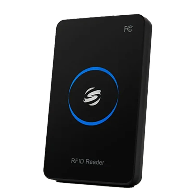 Penulis Pembaca UHF Frekuensi Ultra Tinggi untuk ISO18000-6C EPC GEN2 dengan Pengembangan SDK USB 902-928Mhz Pembaca Desktop-Panas