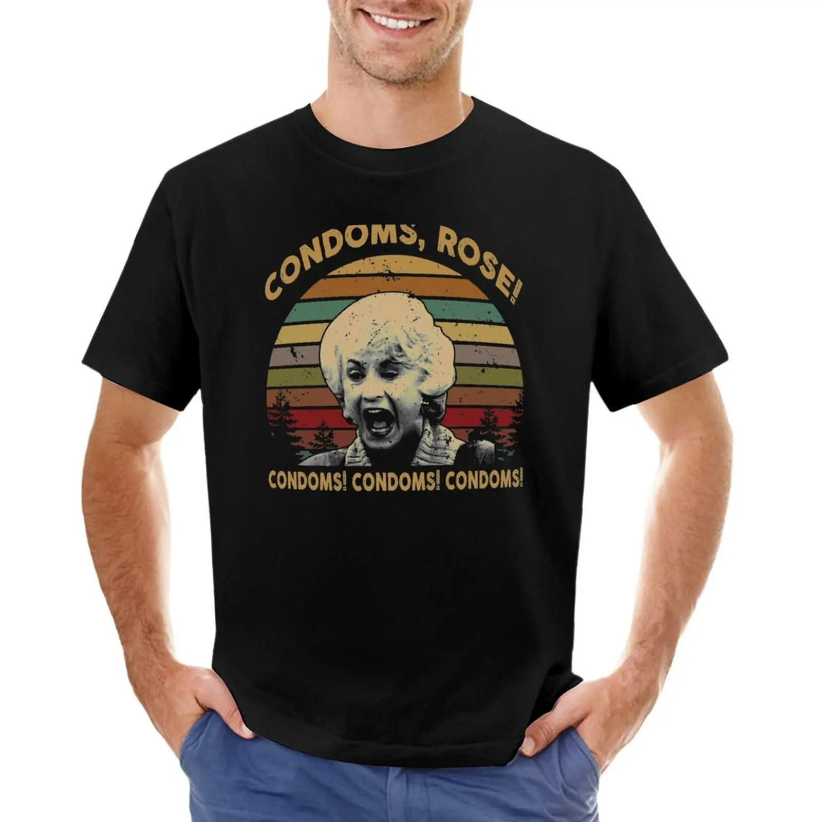 

Condoms Rose Condoms Condoms T-Shirt cute tops customizeds anime T-shirt men