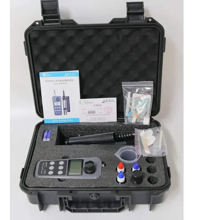 

AE86061 NH -N ammonia nitrogen multi test fish shrimp farm multiparameter Do PH water test kit water meter tester in pool