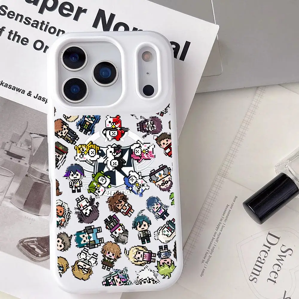 Danganronpa Clear Jelly Shockproof Case for iPhone 11-17 Pro Max Plus Mini product photo