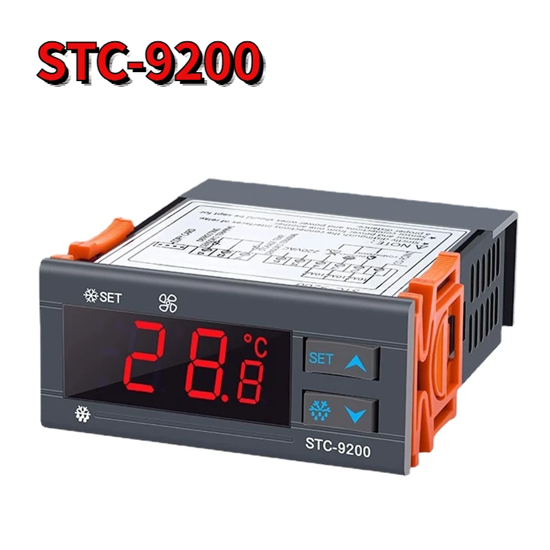 

STC-9200 Digital Temperature Controller Regulator Thermostat Thermoregulator With Refrigeration Defrost Fan Alarm 12V 24V 220V