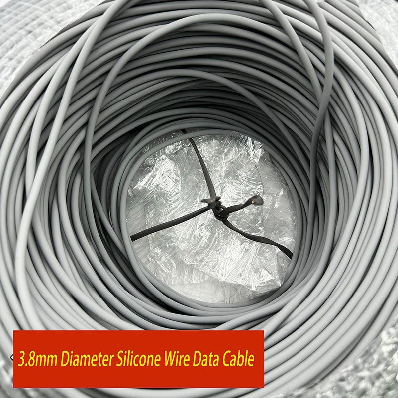 0.5m-40m Silicone Wire Data Cable 3.8mm Wire Diameter 2/4/5-Core 5A Diy Silicone Wire  Gentle Soft Ultra-Fine Liquid Silicone